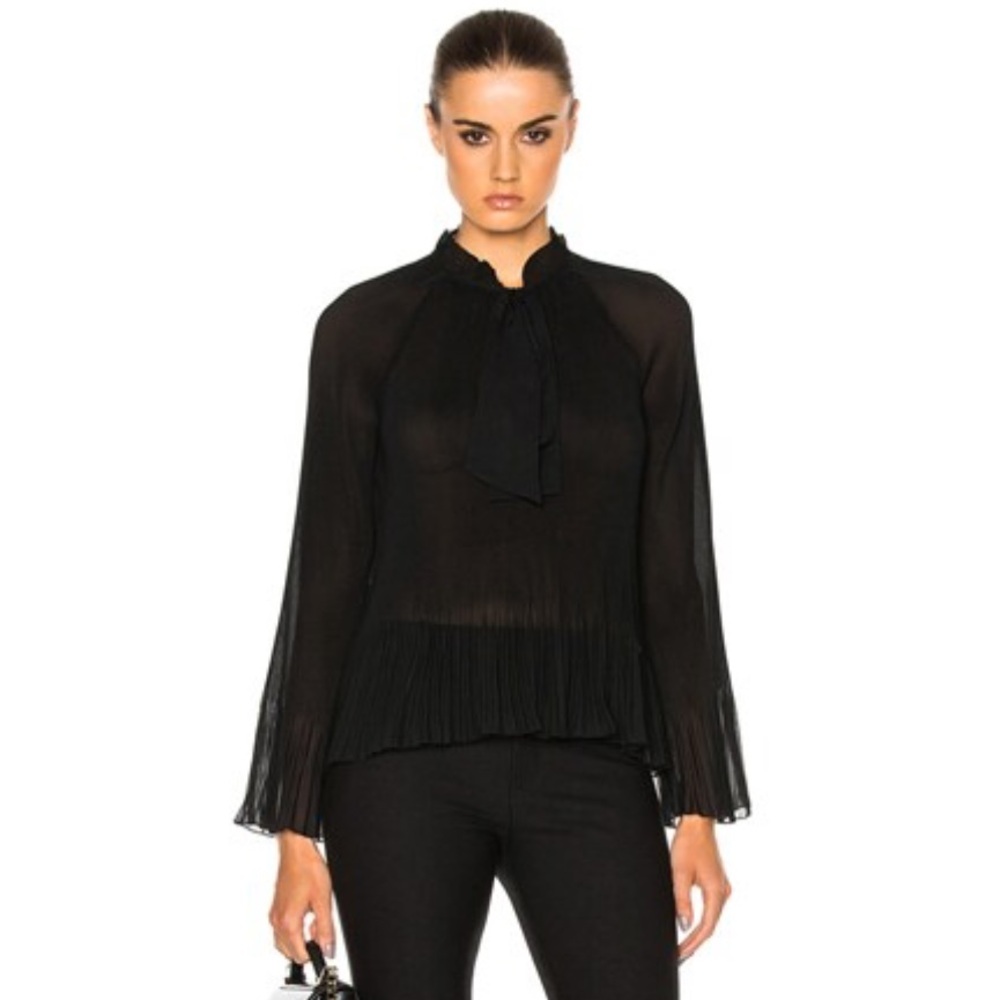 10 Crosby Derek Lam Black Blouse